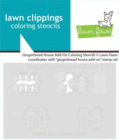 Gingerbread House - Add On - Coloring Stencils