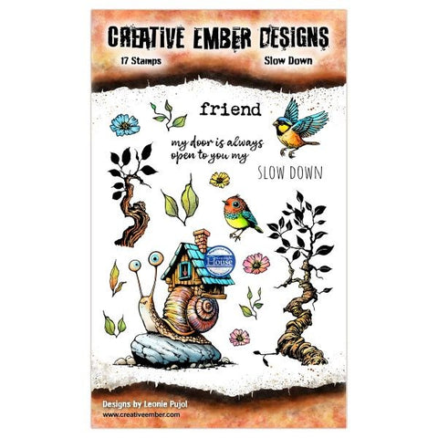 Creative Ember Designs - Clear Stamps - Slow Down