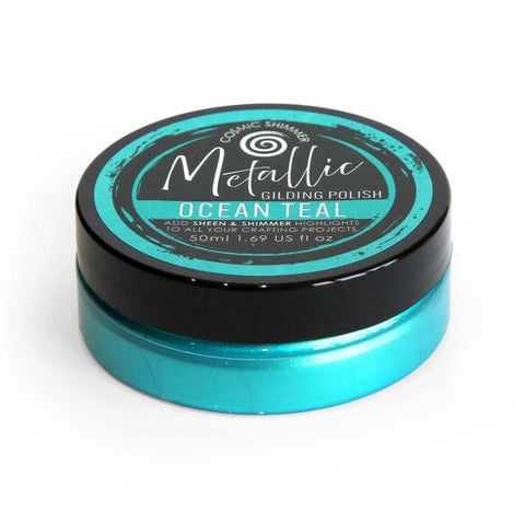 Metallic Gilding Polish - Ocean Teal
