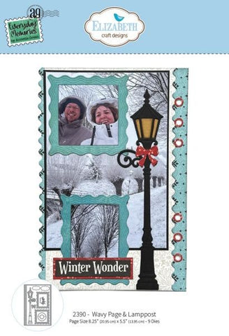 Comfy Cozy - Dies - Wavy Page & Lamppost
