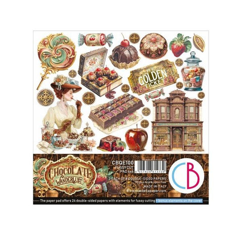 Chocolate Wanderlust - 6x6 Fussy Cutting Pad