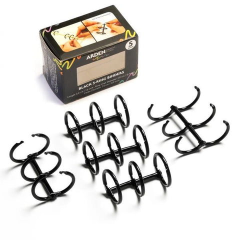 Black 3-Ring Binder - 5 Pack