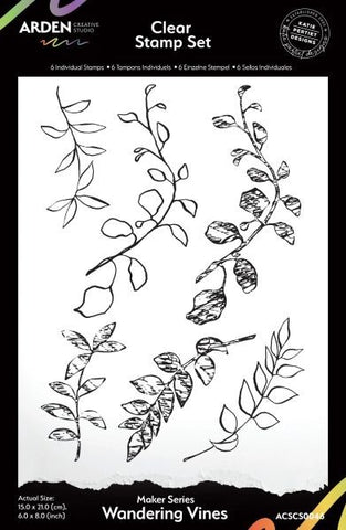 Maker Series - Clear Stamps - Wandering Vines