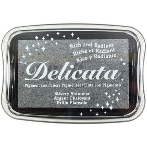 Silvery Shimmer Pigment Ink Pad