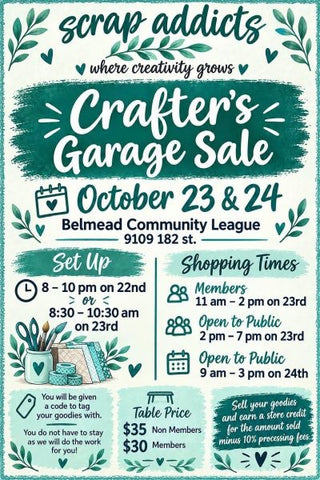 Garage Sale Table Rental - October 23 & 24, 2026