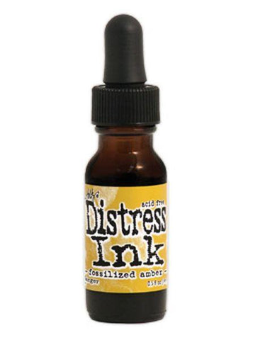Distress Ink Re-Inker - Fossilized Amber