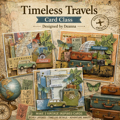 Edmonton Carnival - Class #4 - Timeless Travel Card Collection- Saturday, May 23 @ 1030am