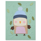 Impresslits Embossing Folder - Cozy Owl