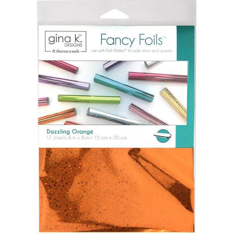 Fancy Foils - Dazzling Orange Holographic