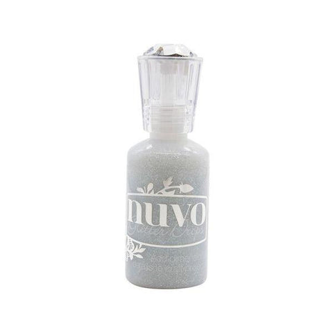 Nuvo Glitter Drops - Silver Crystals