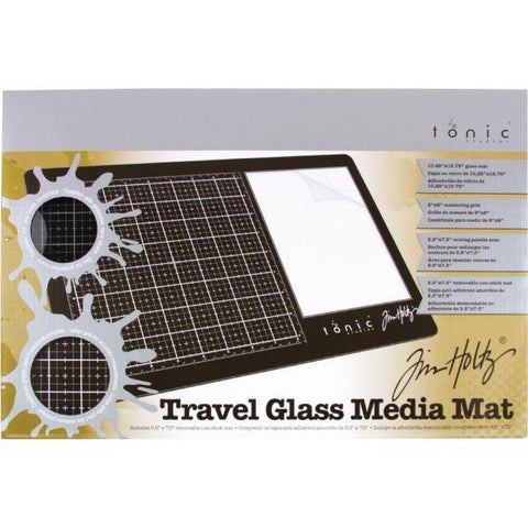 Glass Media Mat - Travel Size