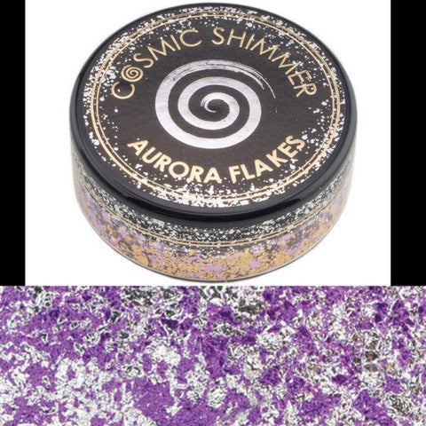 Cosmic Shimmer Aurora Flakes - Frosted Violet