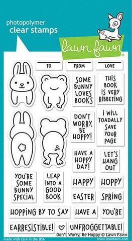 Clear Stamps - Don't Worry, Be Hoppy