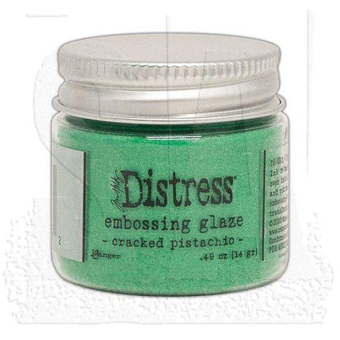 Distress Embossing Glaze - Cracked Pistachio