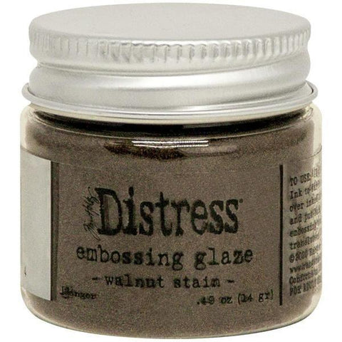 Distress Embossing Glaze - Walnut Stain