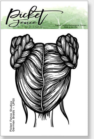 Clear Stamp - German Braids