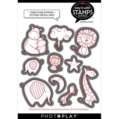 Say it in Stamps - Baby Hugs & Kisses Dies