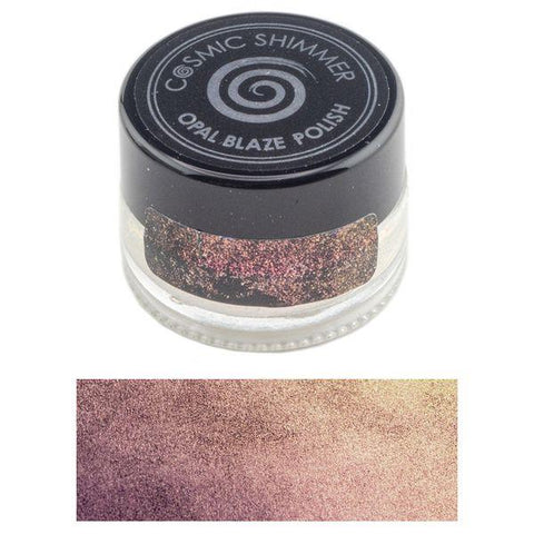 Cosmic Shimmer Opal Blaze Polish - Sunset Orange Polish