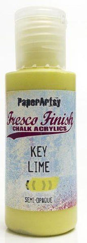 Fresco Finish Acrylic Paint - Key Lime