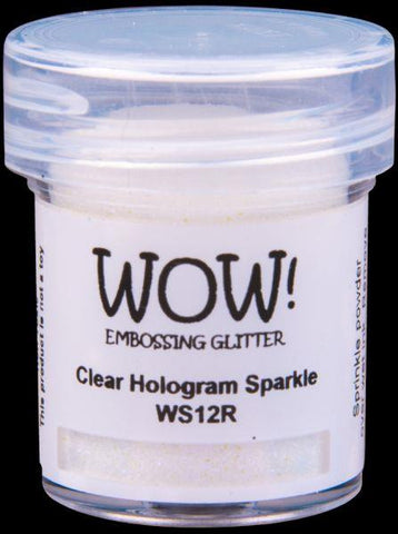 Embossing Powder - Clear Hologram Sparkle