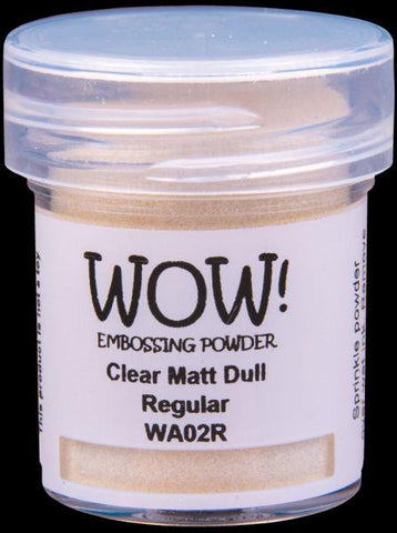 Embossing Powder - Clear Matt Dull
