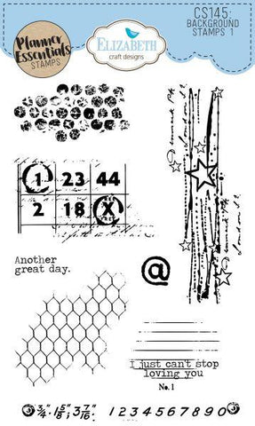 Clear Stamps - Planner Essentials - Background Stamps 1