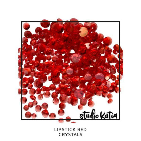 Lipstick Red Crystals