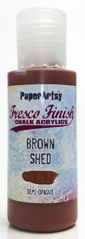 Fresco Finish Acrylic Paint - Brown Shed
