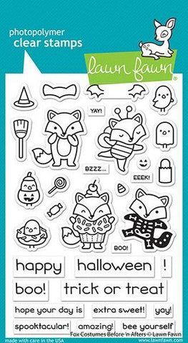 Clear Stamps - Fox Costumes Before 'n Afters