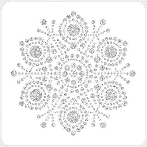 6x6 Stencil - Dot Snowflake