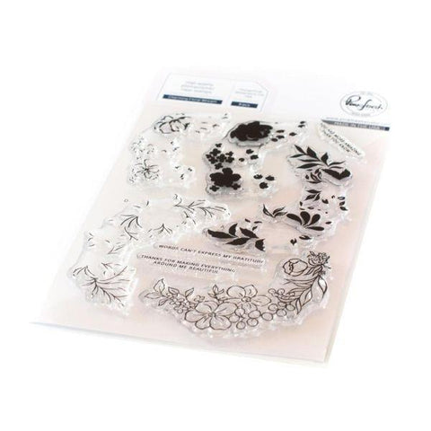 Charming Floral Wreath - Clear Stamp Set