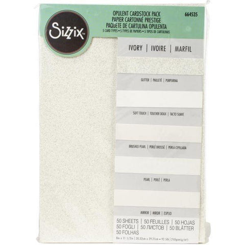 Surfacez Opulent Cardstock - Ivory