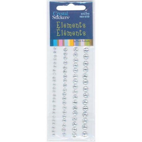 Round Crystal Stickers - Clear
