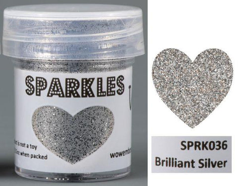 Sparkles Glitter - Brilliant Silver