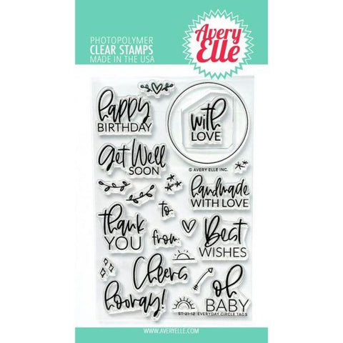Clear Stamps - Everyday Circle Tags