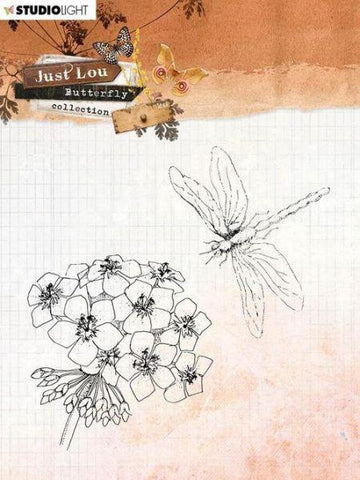 Just Lou Clear Stamp - Butterfly Collection - Nr. 15