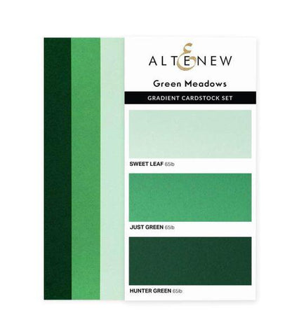 Gradient Cardstock - Green Meadows