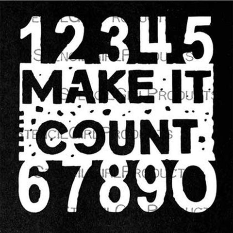 Stencil -Make it Count (Mini)