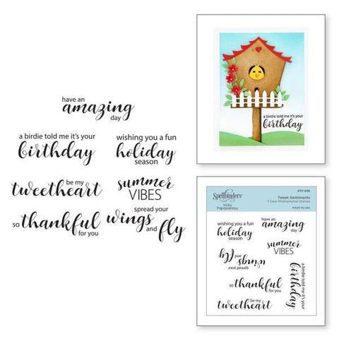 Clear Stamps - Birdhouses Throught the Seasons - Tweet Sentiments