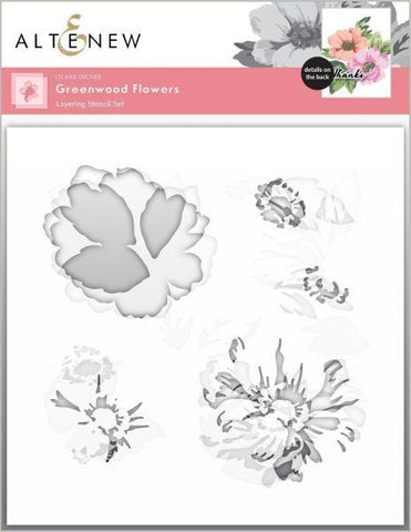 Greenwood Flowers Stencil Set