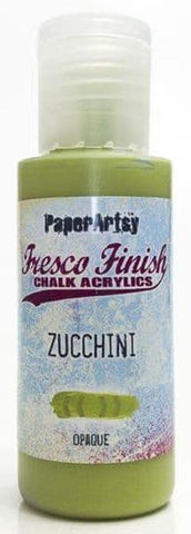 Fresco Finish Acrylic Paint - Zucchini