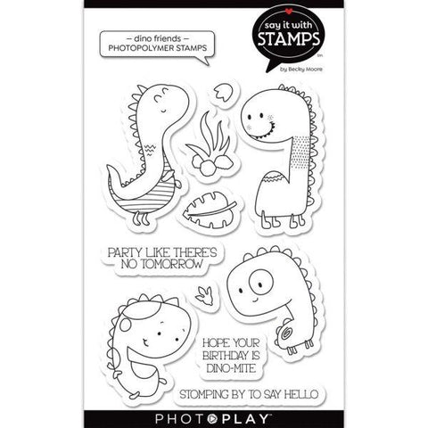 Say it With Stamps - Dino Friends Clear Stamps
