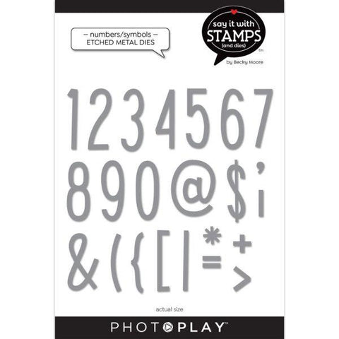 Say it With Stamps - Numbers Dies