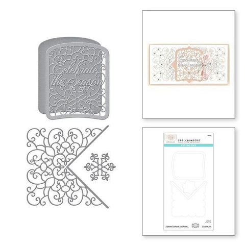 Holiday Medley Collection - Celebrate Scrollwork Card Builder Dies