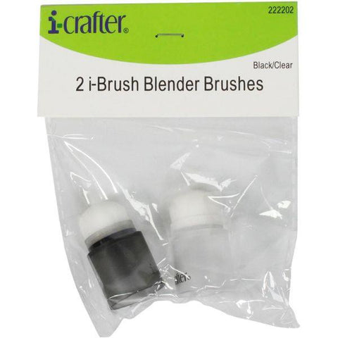 i-Brush Blender Brushes - 2 Pack - Black/Clear