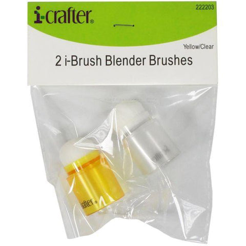 i-Brush Blender Brushes - 2 Pack - Yellow/Clear