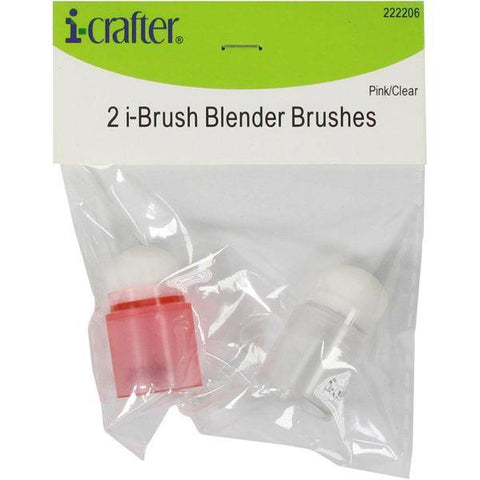 i-Brush Blender Brushes - 2 Pack - Pink/Clear