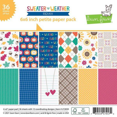 Sweater Weather Remix - 6x6 Petite Paper Pad