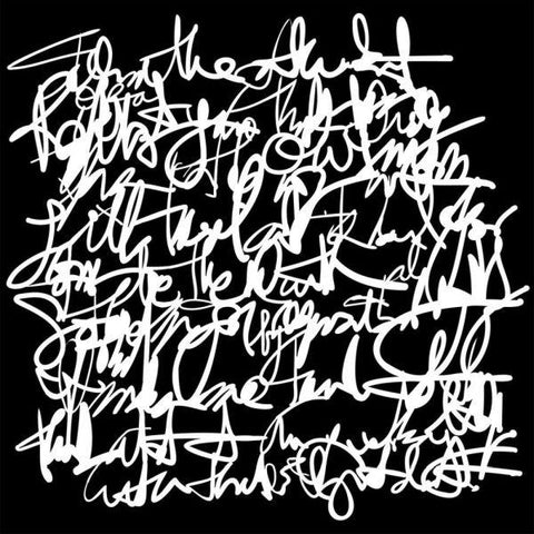 Stencil - 12x12 - Messy Writing