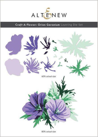 Craft-A-Flower - Orion Geranium Layering Dies